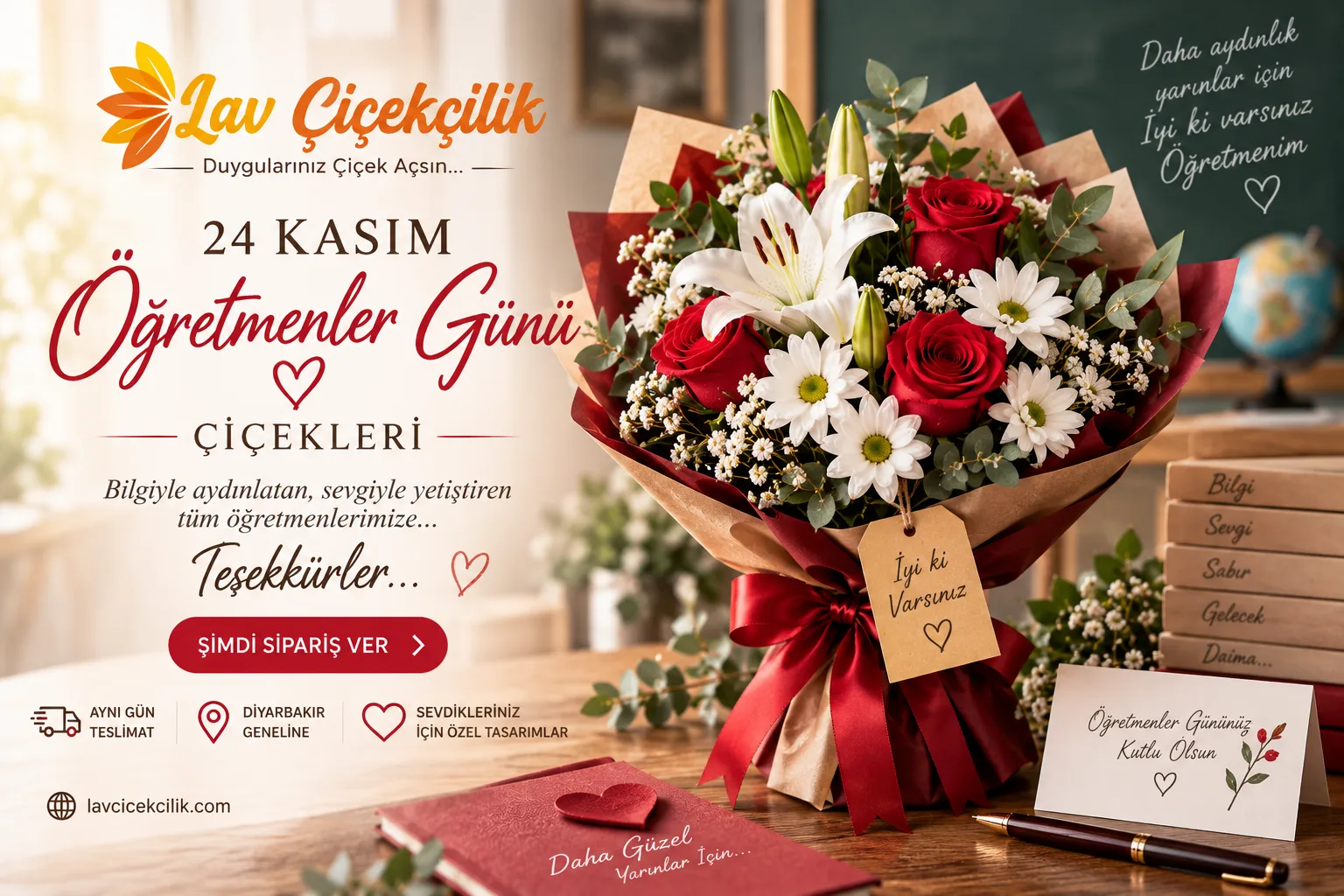 Öğretmenler Günü Çiçekleri