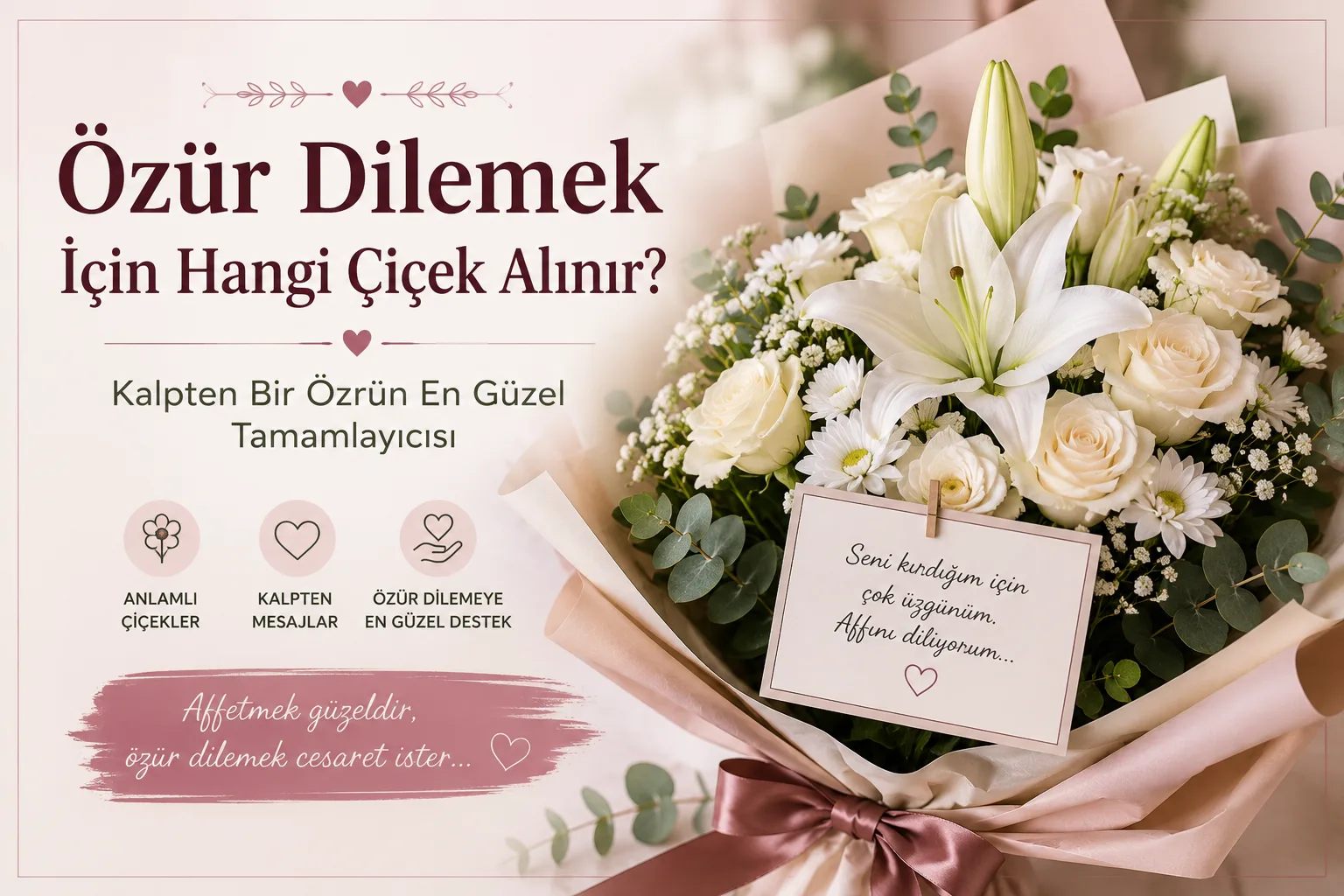 Özür Dilemek İçin Hangi Çiçek Alınır?