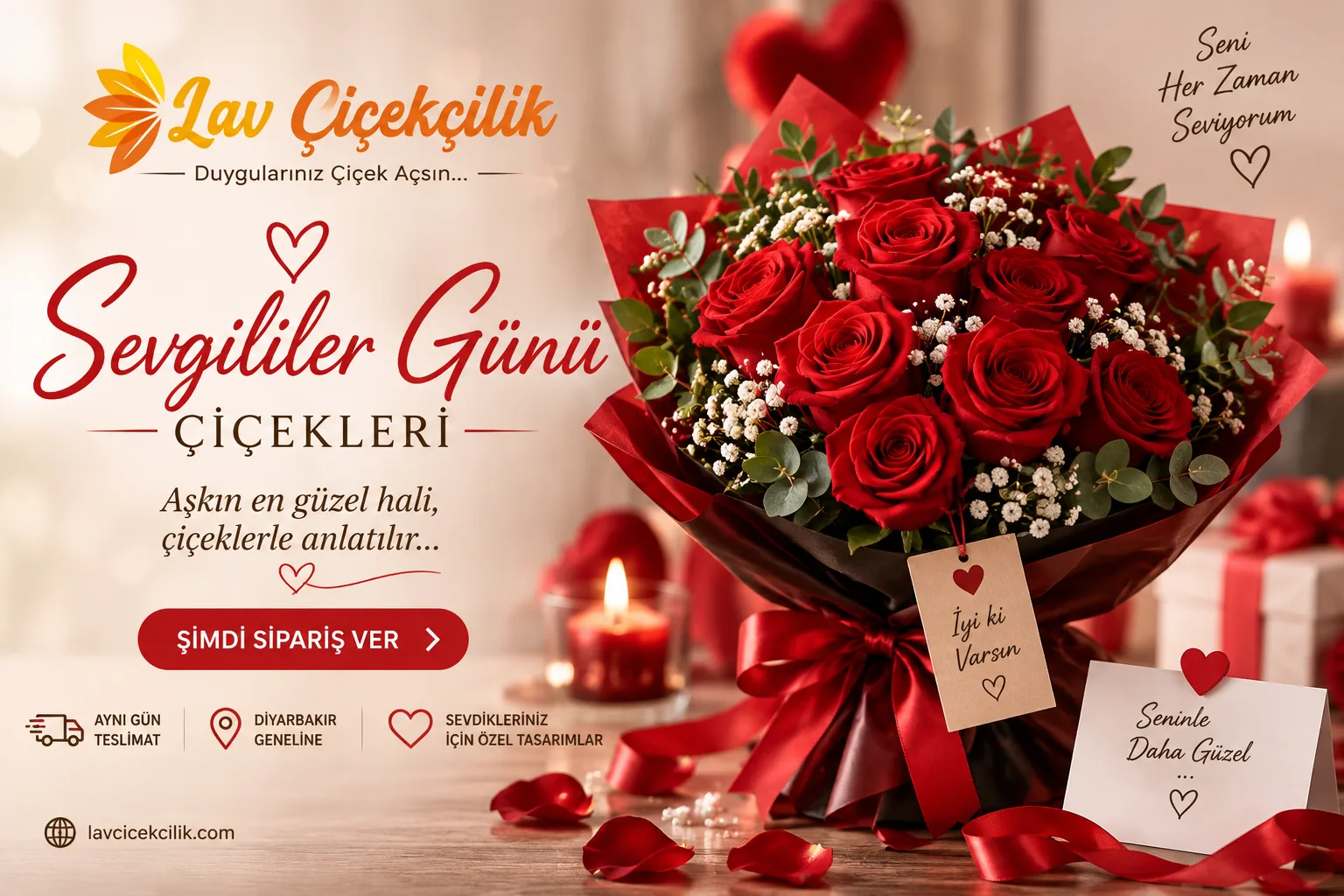 Sevgililer Günü Çiçekleri