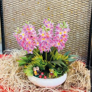 Pembe Karışık Yapay Aranjman