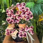 Premium Orkide Aranjmanı – Lüks Vazoda Özel Tasarım