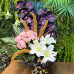 Lüks Orkide & Lilyum Aranjmanı – Premium Özel Tasarım Çiçek